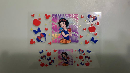 snow white mini keychain wrap