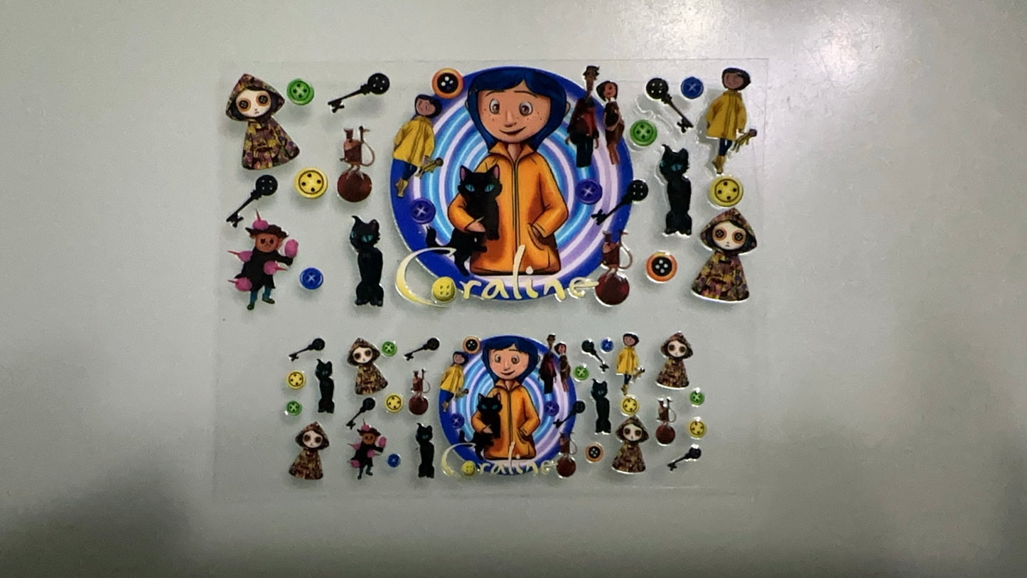 coraline mini keychain wrap