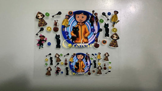 coraline mini keychain wrap