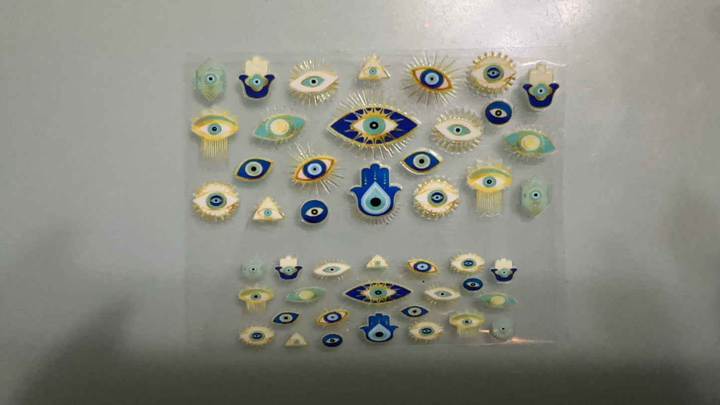evil eye mini keychain wrap