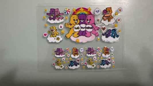 swear bear fuck your feelings mini keychain wrap
